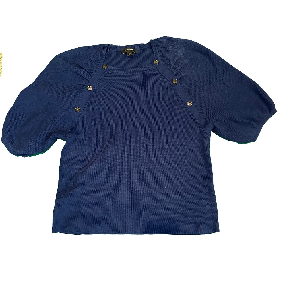 Ann Taylor Blue Sweater - XL